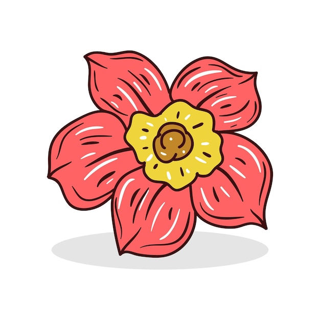Spring flower element vector illustration