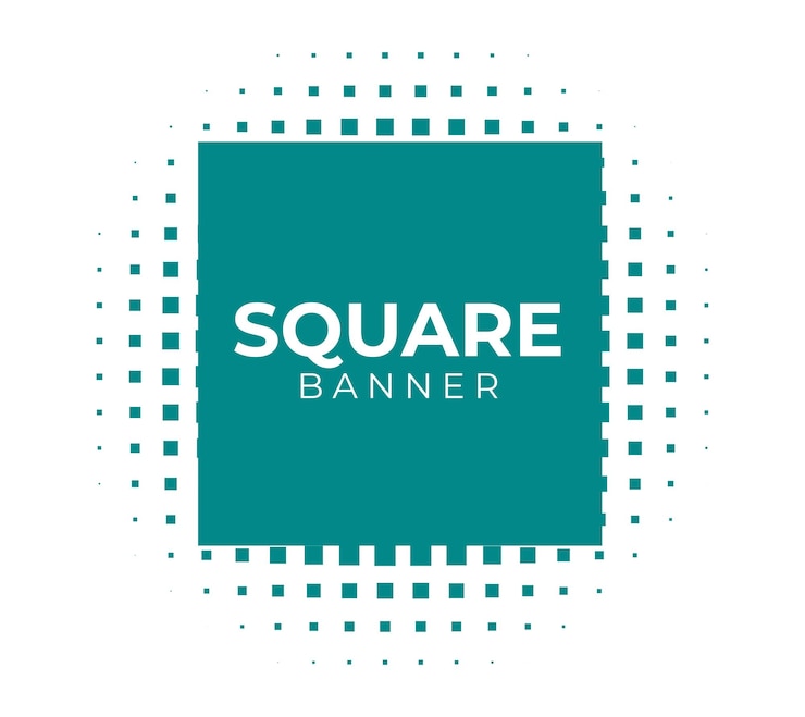 Vector square banner vector