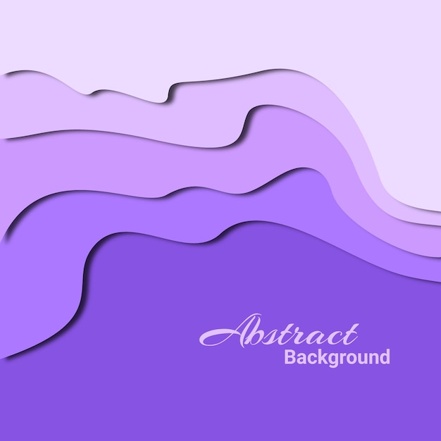 Square design with wave shape abstract background