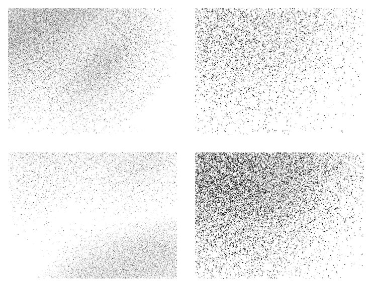 Square grunge backgrounds Grunge texture white and black Dust Dots Grunge