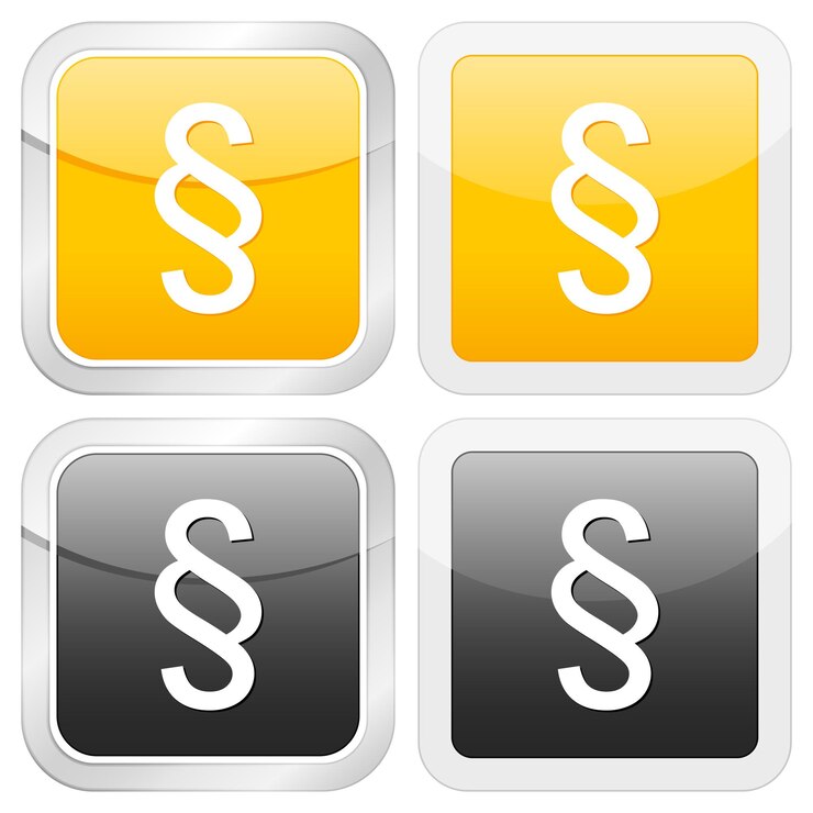 Vector square icon paragraph