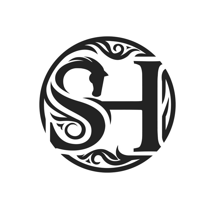 Vector ss hores logo design