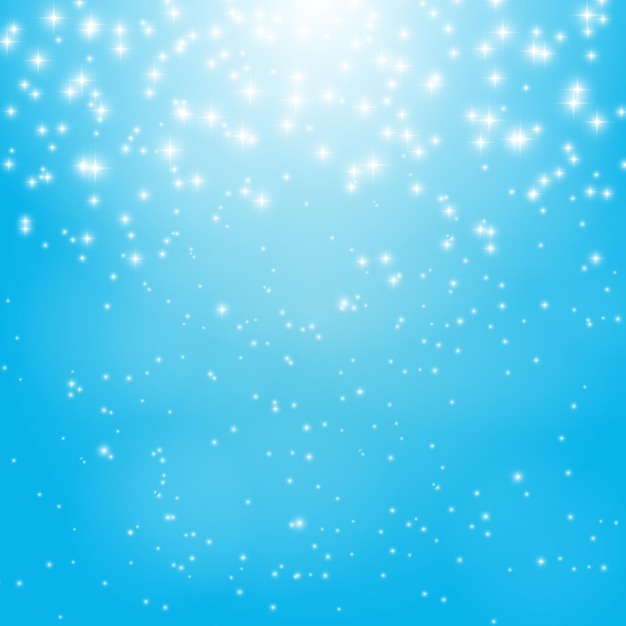 Star Blue Sky Vector Illustration Background EPS10