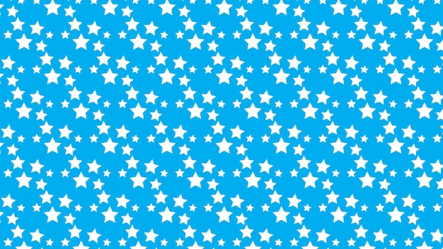 Stars pattern with blue background