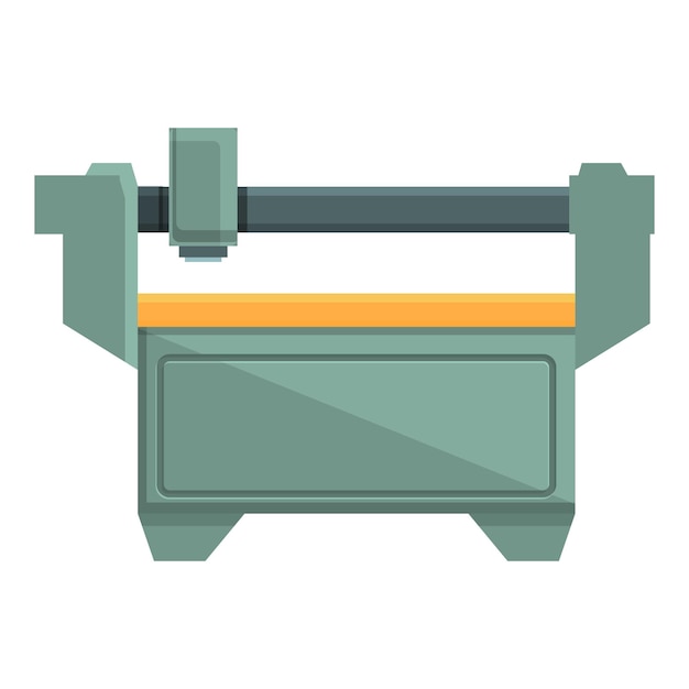 Steel plant cnc icon cartoon vector Machine equipment Industry factory