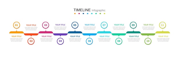 steps business data visualization timeline process infographic template design