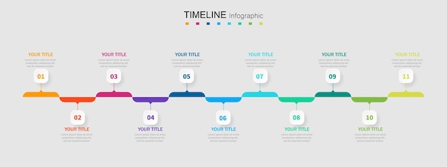 Steps business data visualization timeline process infographic template design
