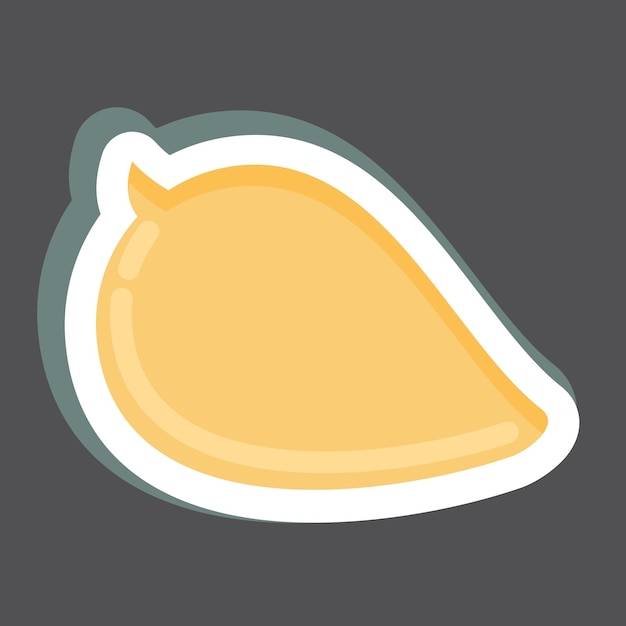 sticker bango related to thailand symbol simple design editable