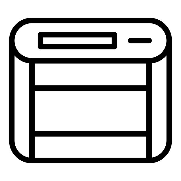 Storage conector icon outline vector Gb code Data memory