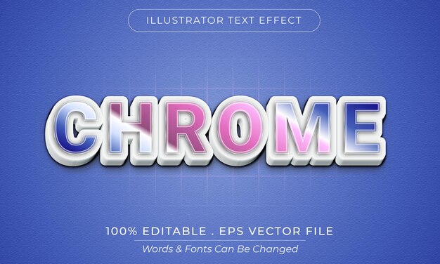 stylish and colorful vector editable 3d text effect
