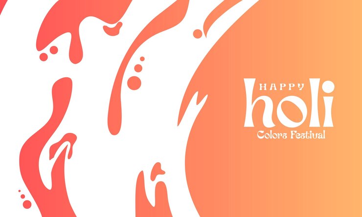 stylish happy holi colorful festival banner design