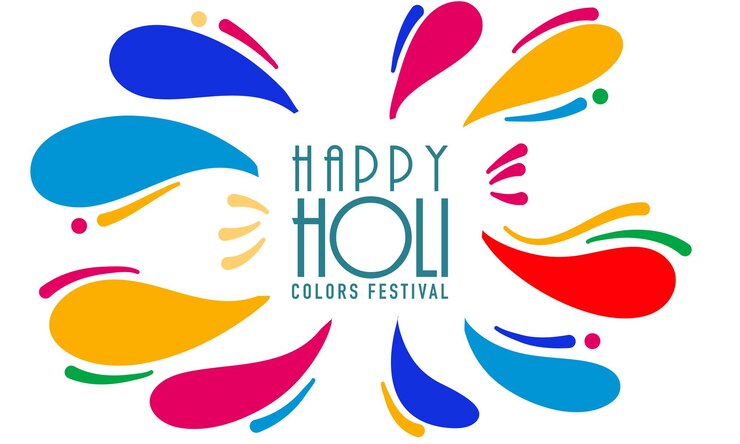 stylish happy holi colorful festival banner design