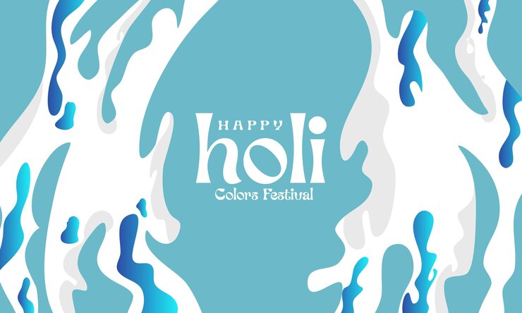 stylish happy holi colorful festival banner design
