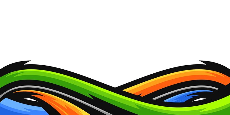 Stylish sports background with dynamic shape