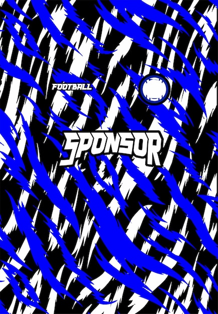 Sublimation Exercise Clothing Vectors Customizable Football Jersey Designs WIth Abstrack Pattern