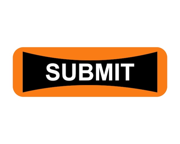 Submit Button on white background illustration