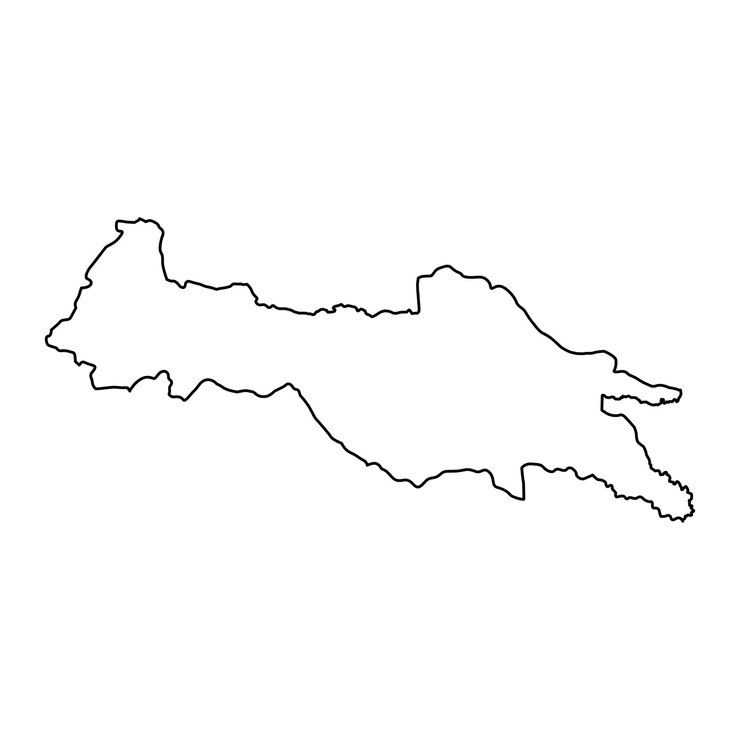 Vector sucumbios province map administrative division of ecuador vector illustration