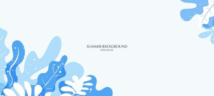 Vector summer background tropical summer