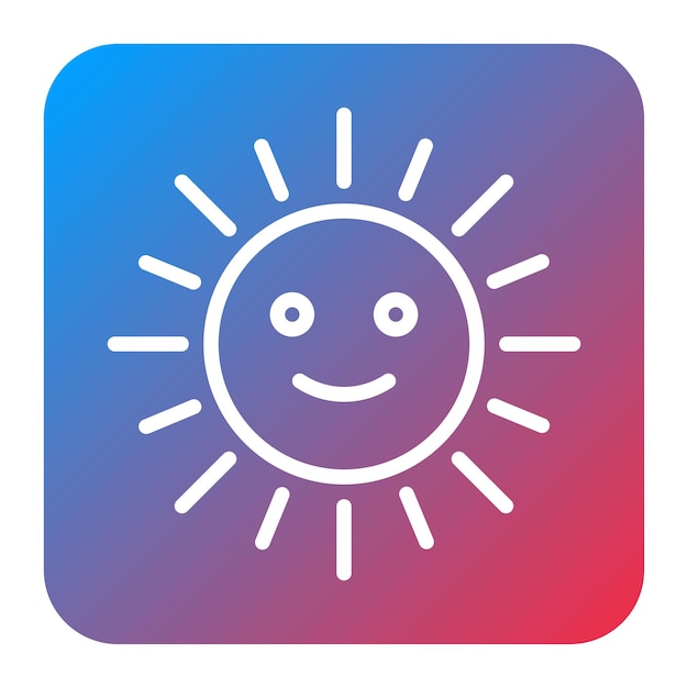 Sun icon vector image Can be used for Airplane
