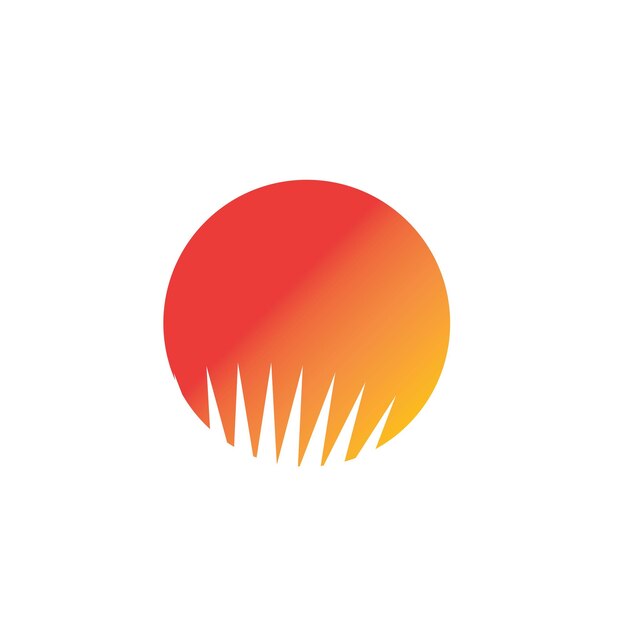 sun logo and sun icon Vector design Template Vector