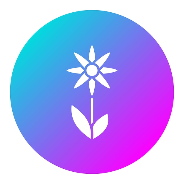 sunflower vector icon can be used for spring iconset
