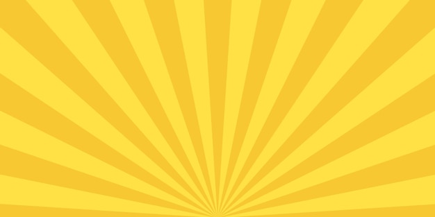 Sunrise sunbeam rays yellow lines background light
