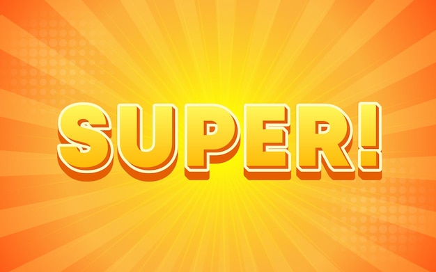 Super editable text effect text effect template