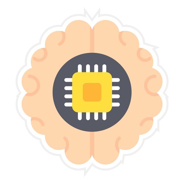 super intelligence vector icon can be used for data analytics iconset