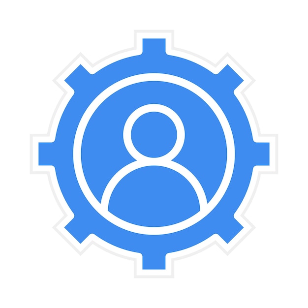 support system icon vector image can be used for adhd