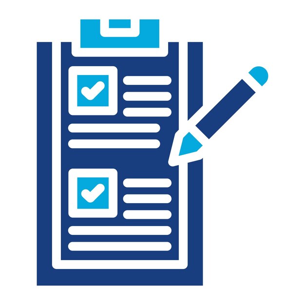 survey icon vector image can be used for crowdfunding