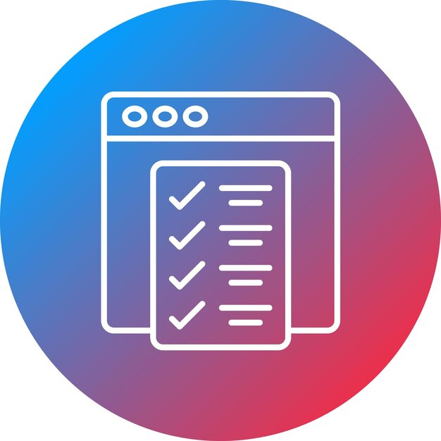 survey icon vector image can be used for user experience