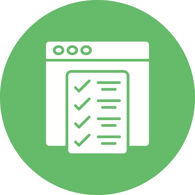 survey icon vector image can be used for user experience