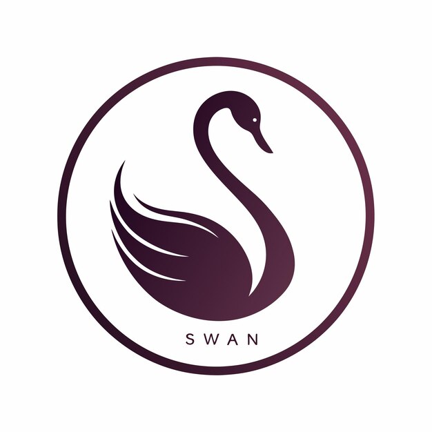 Swan logo vector 14