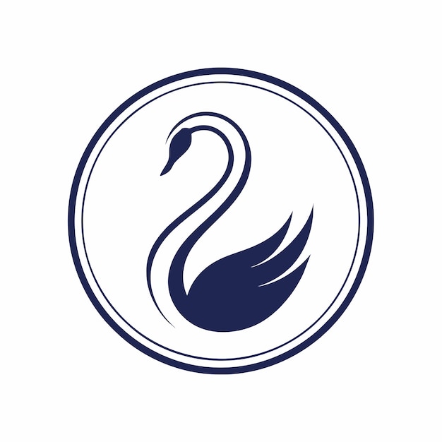 Swan logo vector 9
