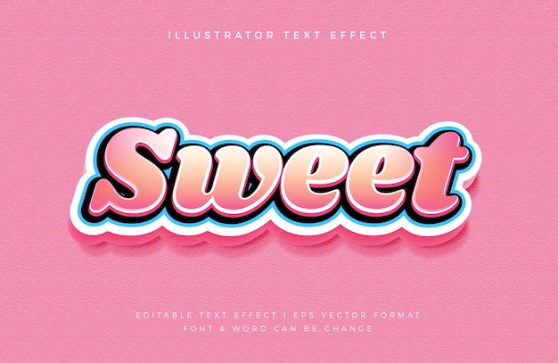Sweet Colorful Candy Style Font Effect