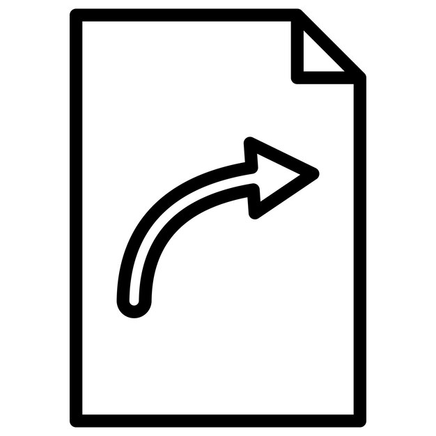 Symlink File icon vector image Can be used for Documents And Files