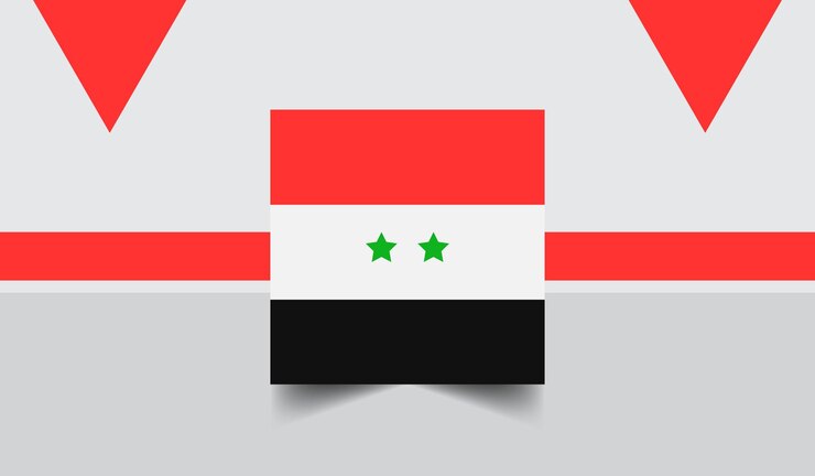 Vector syria flag design