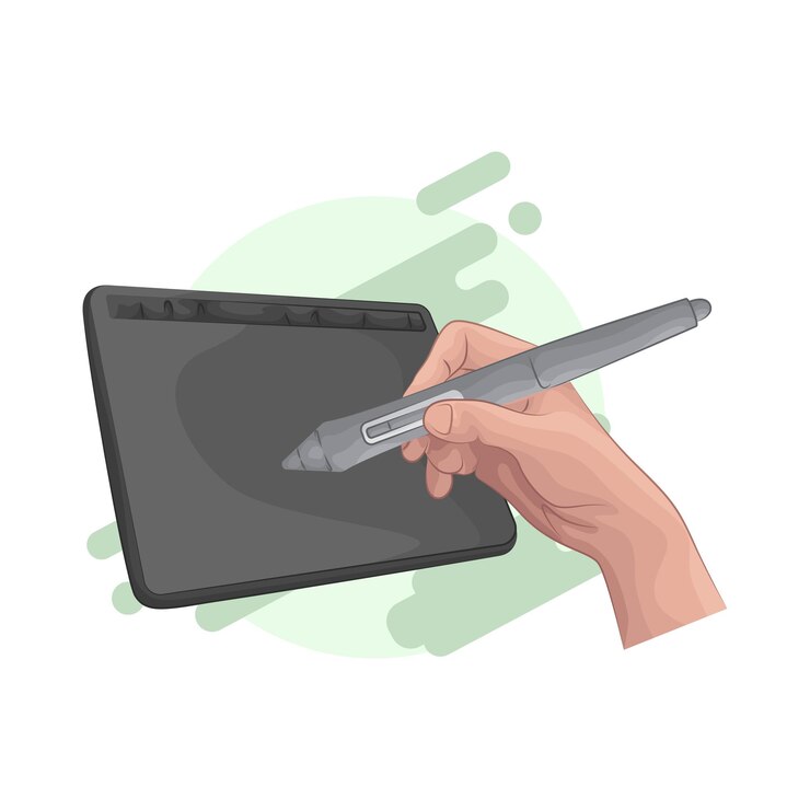 Vector tablet pena