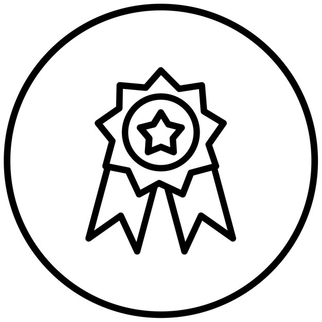 Tainted Badge Vector Illustration
