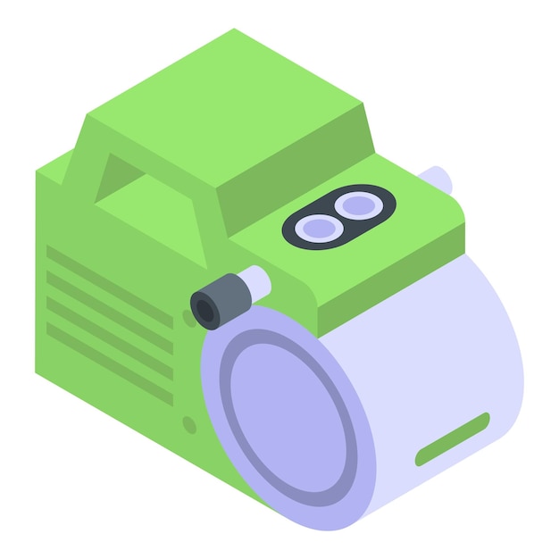 tank air compressor icon isometric of tank air compressor vector icon for web design isolated on white background