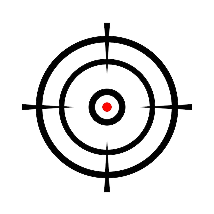 Vector target aim crosshair