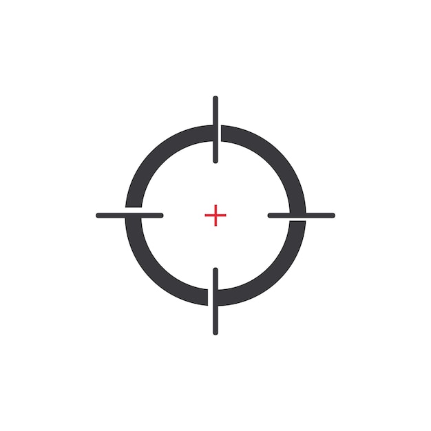 Target Vector icon illustration