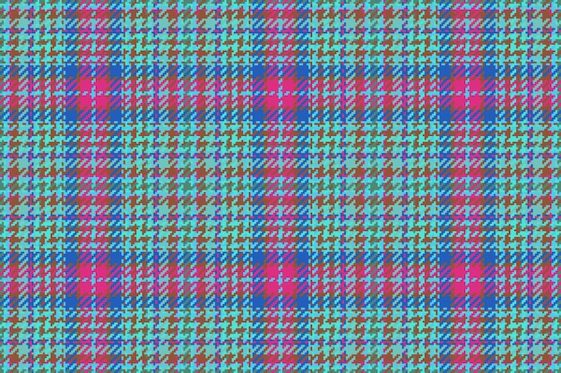Tartan fabric textile Seamless vector check Texture plaid pattern background