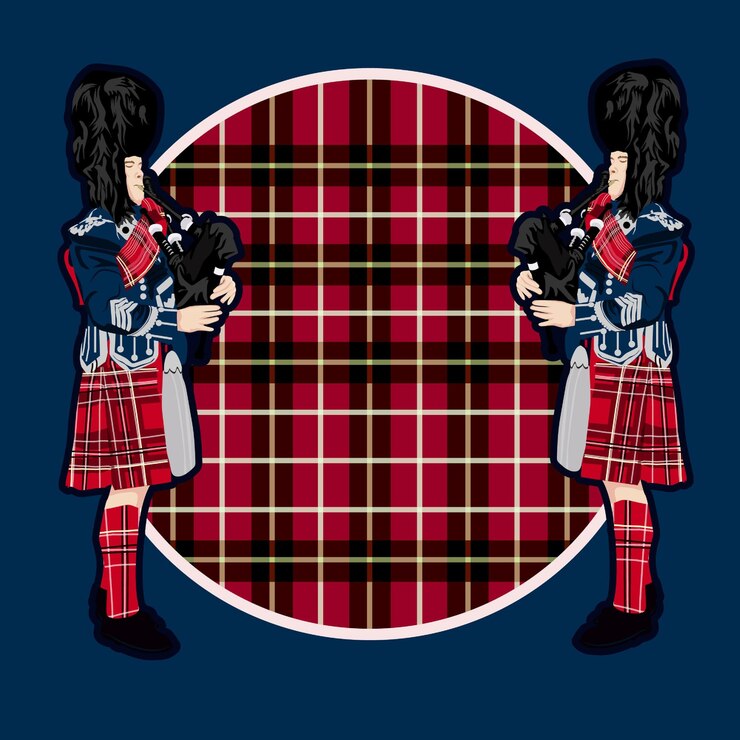 Vector tartan pattern illustration