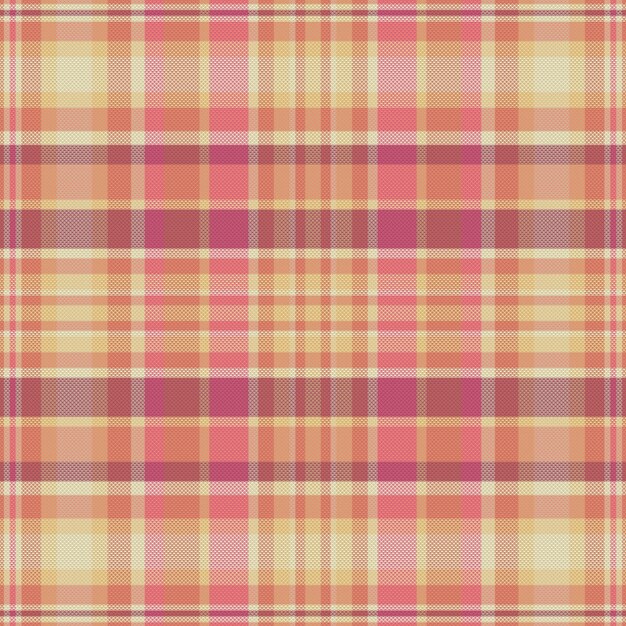Tartan plaid pattern with texture and warm color