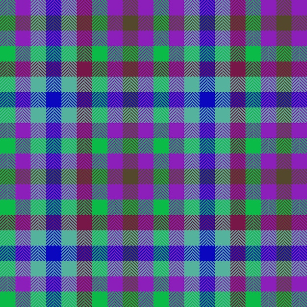 Tartan textile pattern Vector fabric check Seamless plaid texture background