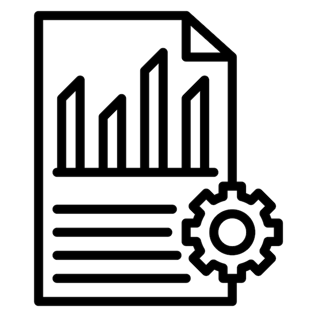 task analysis icon vector image can be used for product management