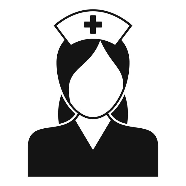 Team nurse icon Simple illustration of team nurse vector icon for web design isolated on white background