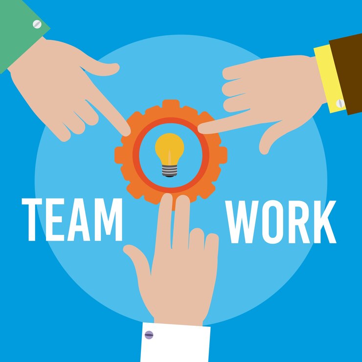Vector teamwork and support