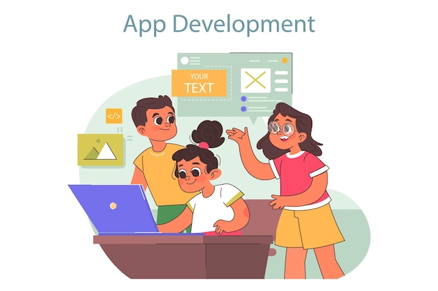 Tech camp for children Computer science and application development
